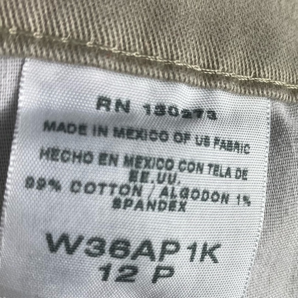 Lee Rider Khaki Bootcut Pants - Picture 4 of 4